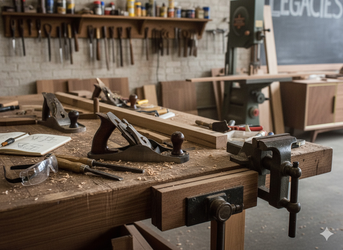 Gereedschap in het atelier van Shrixxenhriz